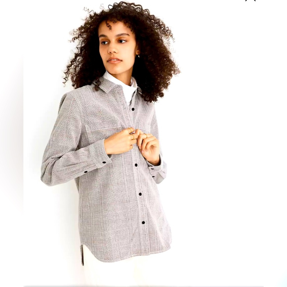 Madewell Corduroy Classic Ex-Boyfriend Shirt in Dermott Plaid